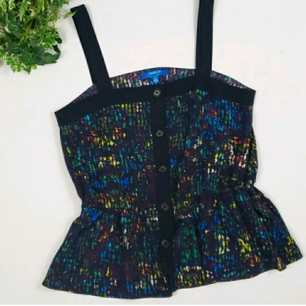 Derek Lam Multicolor Abstract tank Top